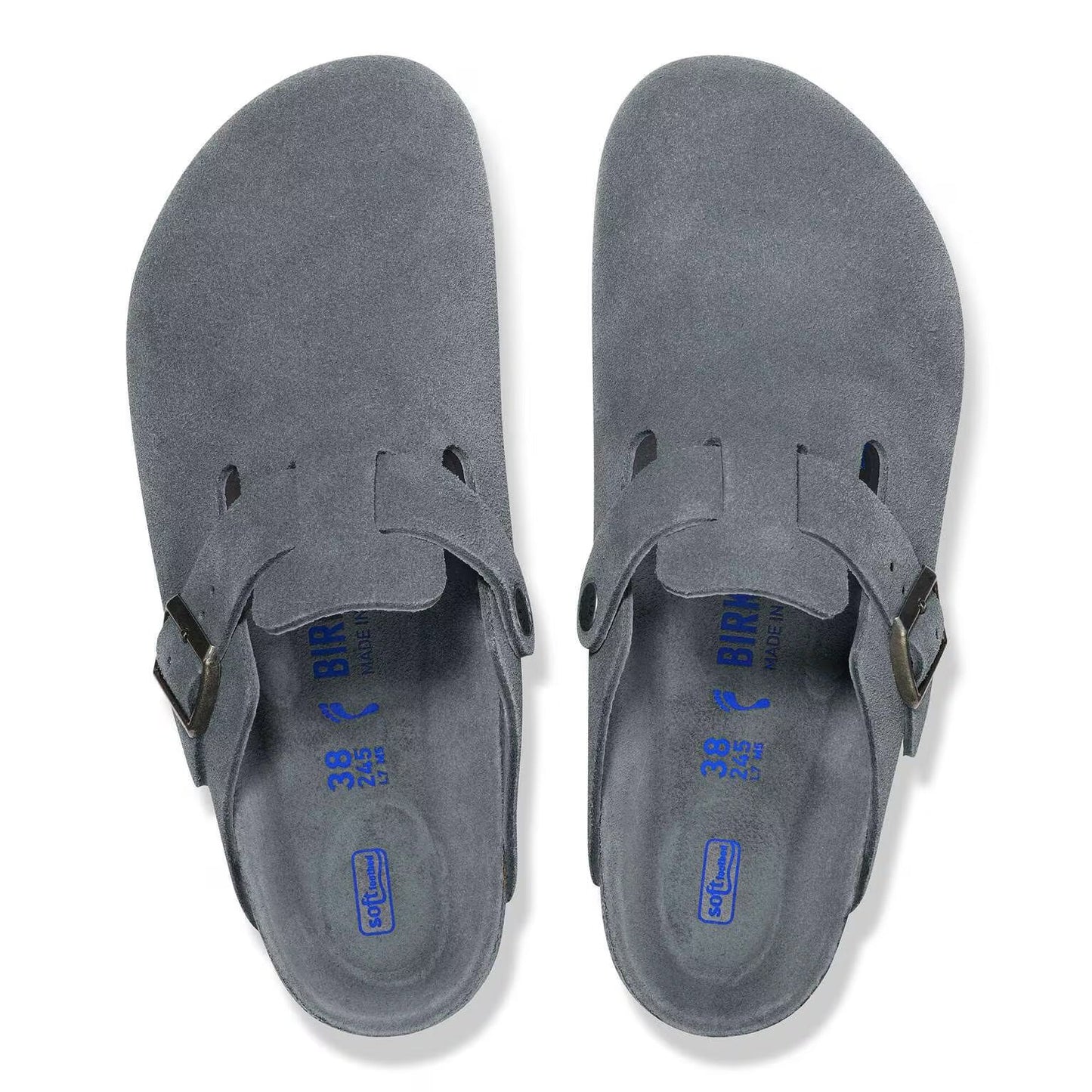 Birkenstock Boston Basalt Gray Tonal