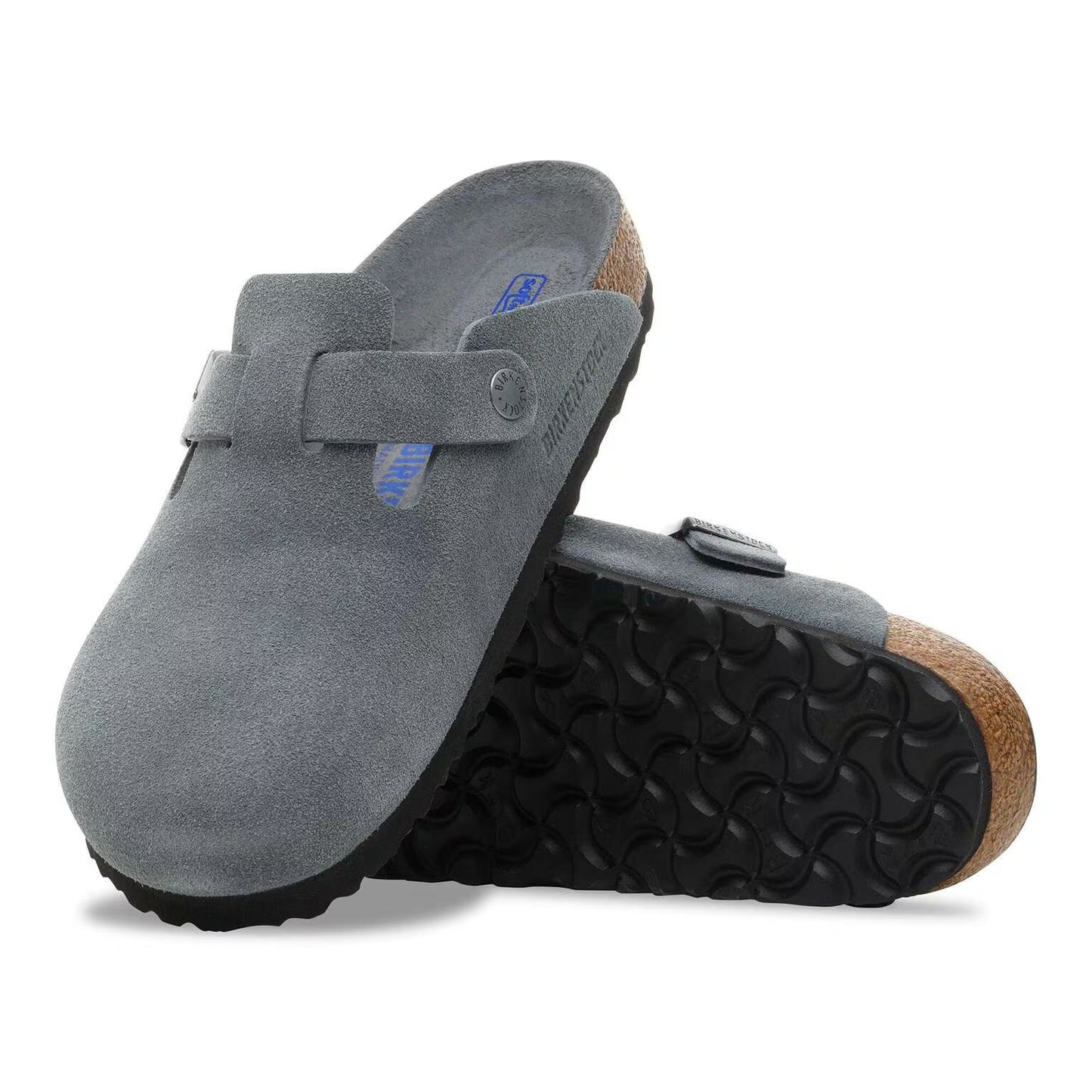 Birkenstock Boston Charcoal Tonal