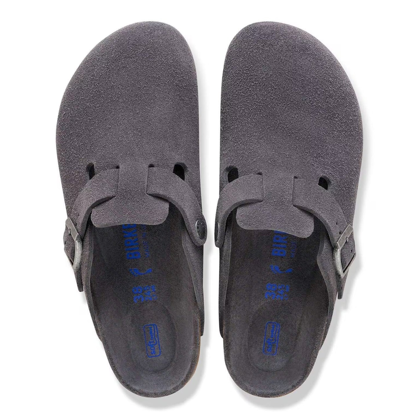 Birkenstock Boston Charcoal Tonal FB